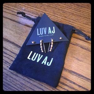 LUV AJ Rose Gold Earring Set Fab Fit Fun